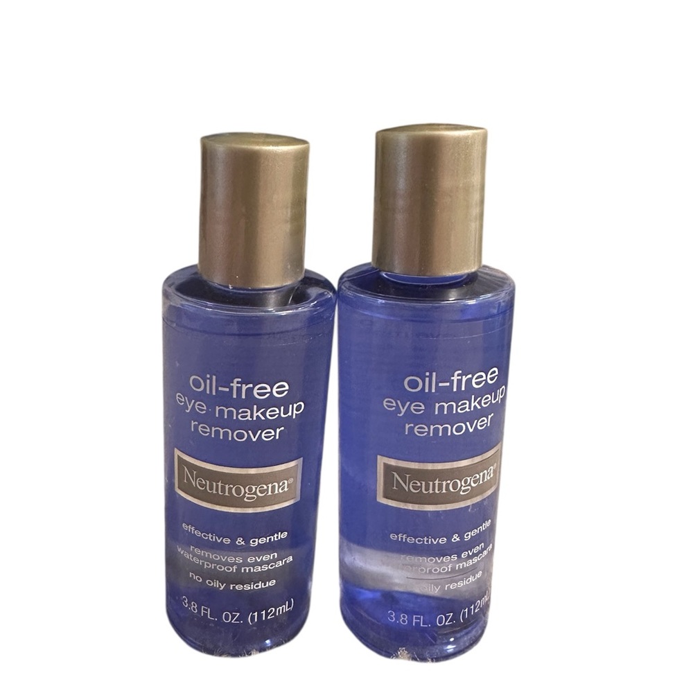Neutrogena Oil-Free Eye Makeup Remover lot of 2 NEW